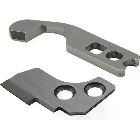 Lame supérieure/inférieure 788127007/788013009 pour surjeteuses Janome 7933, Harmony 8002D, Elna 664 et Kenmore. (1/5)