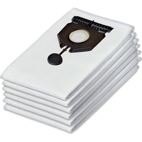 Lot de 6 sacs filtrants Kärcher 2.889-154.0 NT 30/1 Ap L, NT 30/1 Ap Te L, NT 30/1 Tact L, NT 30/1 Tact Te L, 30 l (1/5)