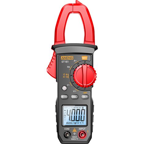 Multimetro digitale CA a pinza - Amperometro di tensione CC/CA - Tester di tensione - Amperometro Hz - Test Ohm NCV (1/5)