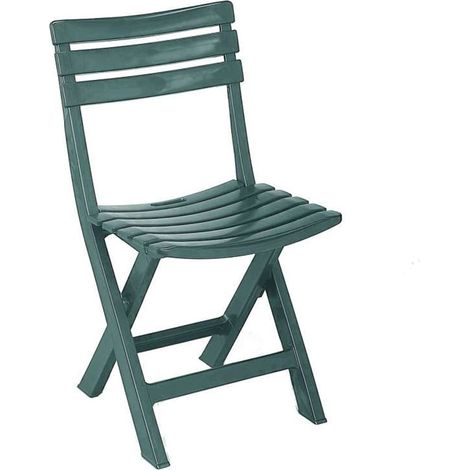 TrAdE Shop Traesio - Set 4 Pz Sedia Pieghevole Da Esterno Verde Da Giardino Campeggio Patio Lounge 020775 - (1/2)