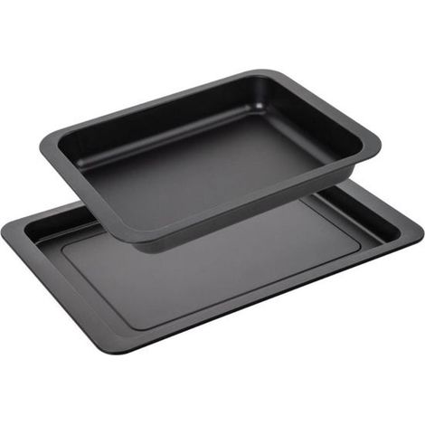 Ensemble de 2 plats de four rectangulaires 42 x 29 cm et 36 x 27 cm Zenker Special Countries