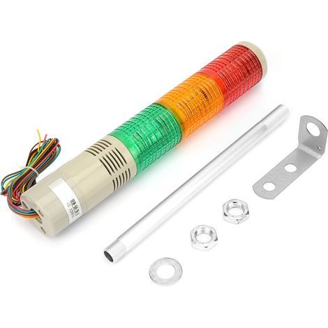Voyant d'avertissement de machine, perles de lumière LED à structure solide 220VAC, attention pour les outils, équipements mécaniques (1/5)