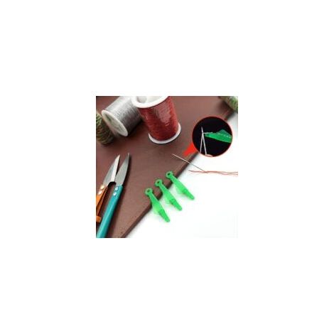 Enhebrador de aguja tipo boca de pez para máquina de coser, versión mejorada 2024, enhebrador automático tipo pez, enhebrador rápido para máquina de coser (10 piezas) - Crezuo