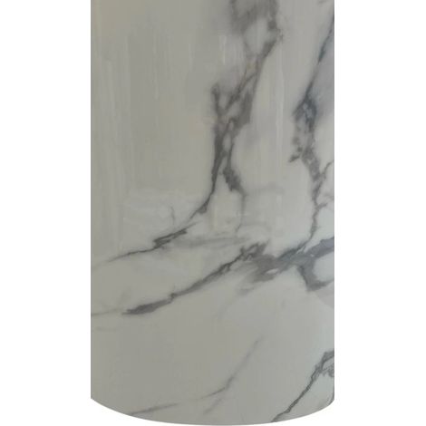 PANNELLO ADESIVO EFFETTO MARMO BIANCO E GRIGIO PVC PARATO DECORAZIONE NEW 120 X 300 cm