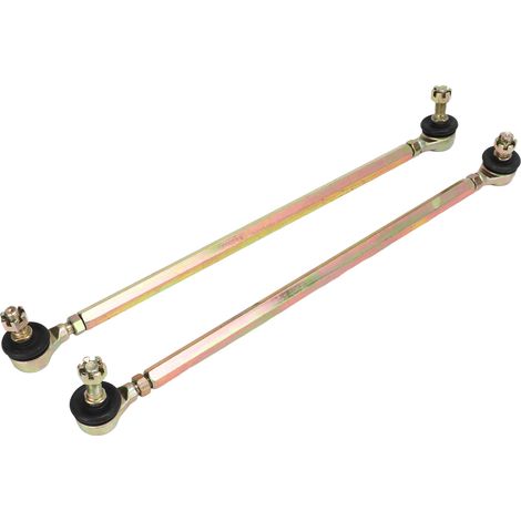Kit de biellettes de direction (1 paire) de 330 mm avec rotule pour quad 50cc, 70cc, 90cc, 110cc, 125cc, 150cc, 200cc et 250cc. (1/5)