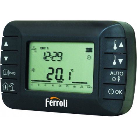 Thermostat d'ambiance modulant FERROLI Cronorem 013114XA