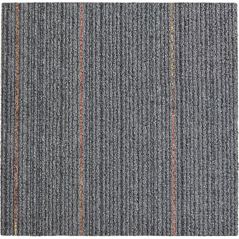 Teppichfliesen Berlin Grau K4 50 x 50 cm