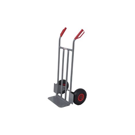 Carrello portasacchi Eco in acciaio verniciato portata 150 Kg portatutto portapacchi con ruote pneumatiche (1/2)