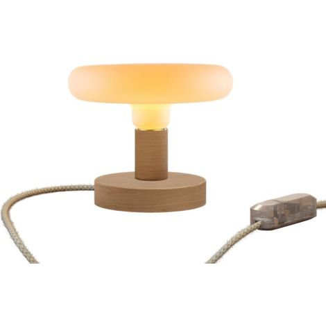 Lampada da tavolo Posaluce Dash in legno (1/5)