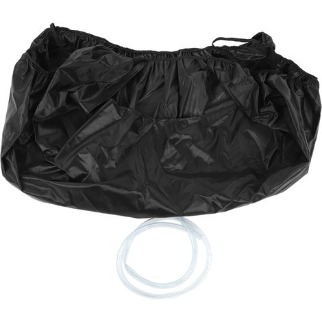 Housse De Protection Pour Hotte De Cuisine - Tissu Oxford Étanche - Panneaux Latéraux En Plastique Haute Densité - Fixation Élastique Renforcée - 1 Pièce (1/5)