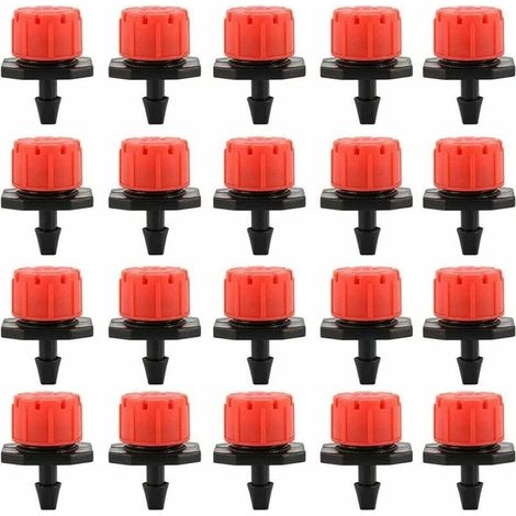 100PCS Goutteurs Irrigation Goutte Goutte dripper, Buses de Gicleurs metteur Jardin, Arrosage Goutte Goutte Automatique 360 Rglable (1/5)