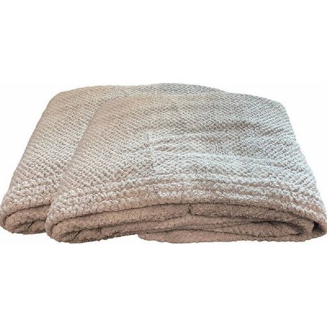 TrAdE Shop Traesio - Coppia Di Asciugamani Telo Doccia In Tessuto Morbido Asciugamani Bagno 90x150 Cm - Grigio (1/3)