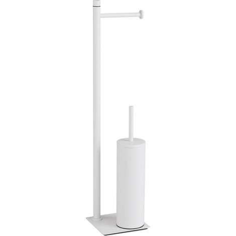 GEDY TR320200000 TRILLY Columna de pie con portarrollos y escobillero blanco mate - ref: TR320200000 (1/2)