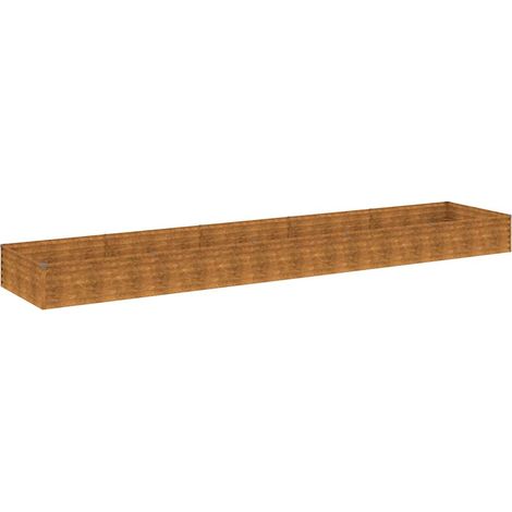 Maison Exclusive - Hochbeet 482x100x36 cm Cortenstahl (1/5)