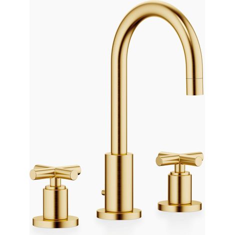 Dornbracht TARA Mélangeur de lavabo à trois trous avec garniture