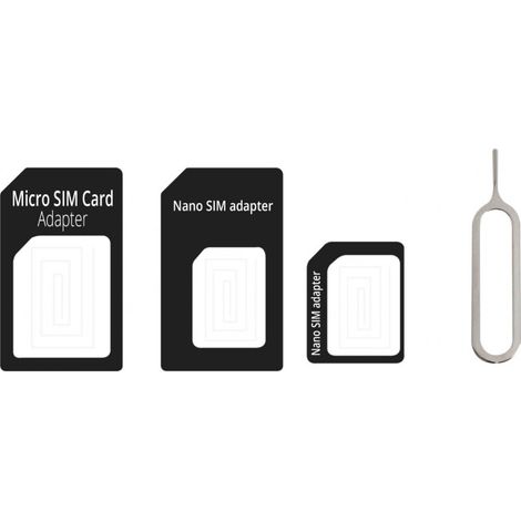 Adaptateur cartes SIM multi-format - micro - nano (1/3)