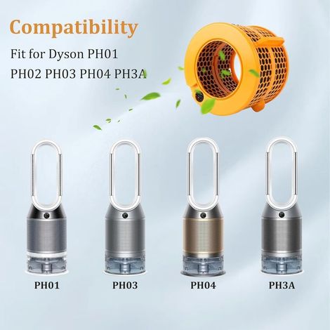 Luftreinigerfilter für Dyson Pure Humidify + Cool PH01 PH02 PH03 PH04 PH3A, Ersatzfilter kompatibel mit Dyson Luftreinigern für gleichmäßige Luftbefeuchtung (1/4)