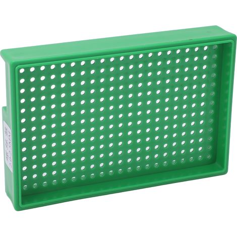 Plateau de rangement de vis à trous multiples en forme de V, à ouverture uniforme, pour applications industrielles, 2-2,5 mm / 0,08-0,1 po (273 trous) (1/5)