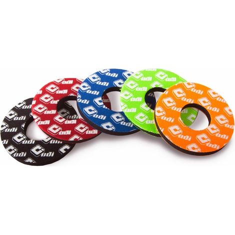 Almohadillas de agarre antihuellas ODI rojas, para bicicleta de montaña Cross Quad