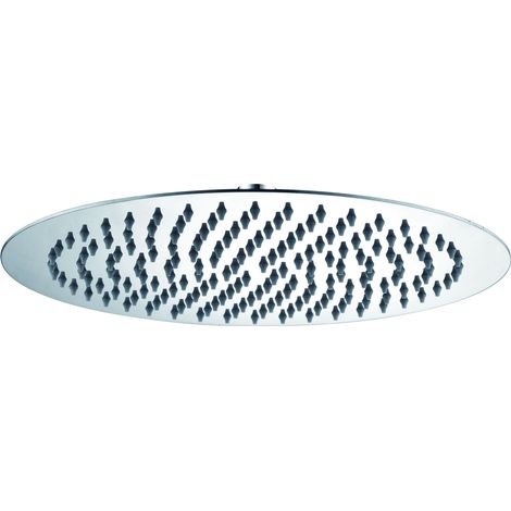 Spruzzatore doccia rotondo grigio finitura cromata 31x31 [IMEX®]