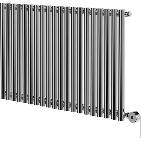 Wholesale Domestic Sinclair Chrome 600mm x 995mm Horizontal Digital Thermostatic Single Panel Electric Radiator (1/5)