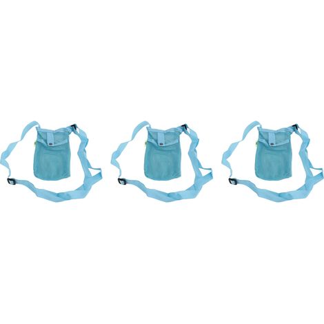 Porte-bouteille de sport 3 en 1 avec ceinture ajustable, sac hydratation pour randonnée, fitness, voyage - Bleu ciel (1/5)