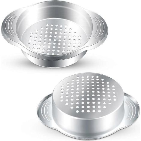 2 pièces Can passoire acier inoxydable Tuna presse alimentaire tamis huile égouttoir décapant métal (1/5)
