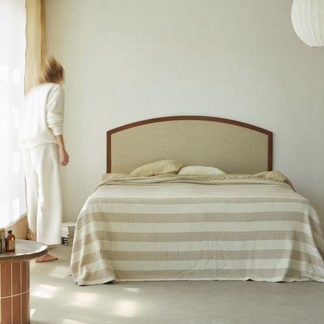 Tikamoon Gabriela Tête de lit en acacia H 80 cm × L 160 cm × P 2.5 cm (1/5)