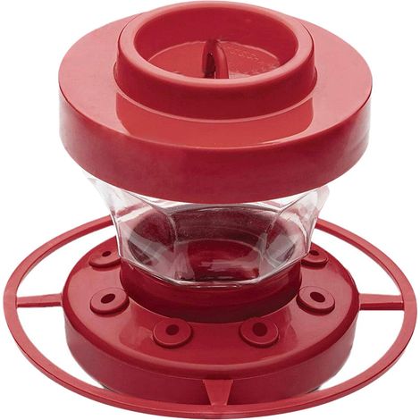 Mangeoire À Oiseaux - En Plastique Transparent Avec Toit Ouvert - Pour Jardin Extérieur Patio - 2 Pièces (1/5)