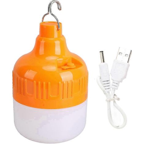 Ampoule LED rechargeable pour camping, lampe de secours pour marchés nocturnes et maison (1/5)