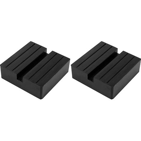 2 pièces de blocs en caoutchouc de cric, coussinets en caoutchouc de support général de voiture, blocs en caoutchouc de support de cric, blocs en caoutchouc nitrile (1/5)