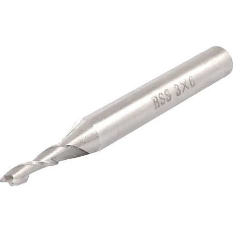 3mm Cutting Gewerbe, Industrie & Wissenschaft Durchmesser 6mm Schaft 2Flöten HSS Elektrowerkzeuge