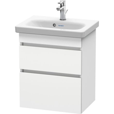 Meuble sous-vasque Duravit DURASTYLE COMPACT 610x500x368mm blanc mat/blanc mat