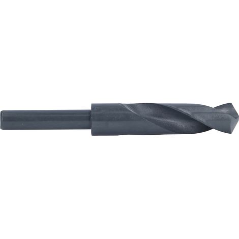 Forets à queue réduite en acier rapide noir hélicoïdal pour aluminium et fer, 1/2 pouce (1/5)