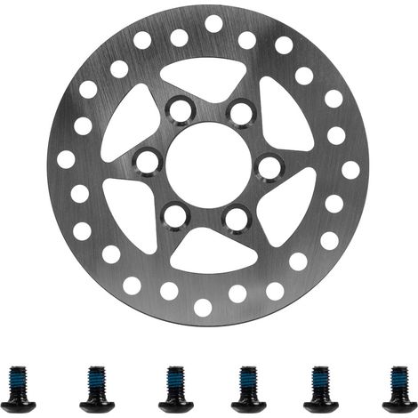 JEDERLO mechanical disc brake for motorcycles and scooters with 90 mm disc brake pads.