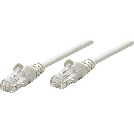 Intellinet 733267 RJ45 Câble réseau, câble patch CAT 6 S/FTP 5.00 m gris contacts dorés 1 pc(s) Y262351 (1/2)
