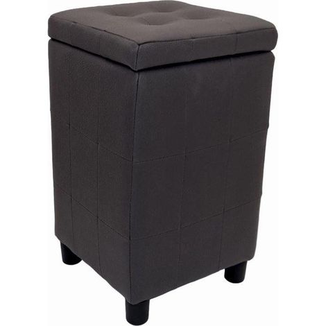 SGABELLO CONTENITORE PORTA OGGETTI GRIGIO (1/2)