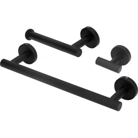 Porta asciugamani da bagno per hotel, elegante in acciaio inossidabile, set porta asciugamani da bagno, buona resistenza all'usura per hotel, cucina, armadio (1/5)