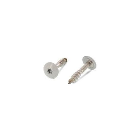 Vis de facade TORX T20 5.5X32 Diamètre de tête: 12.3 Inox A2 RAL7038-1 pièce (1/3)