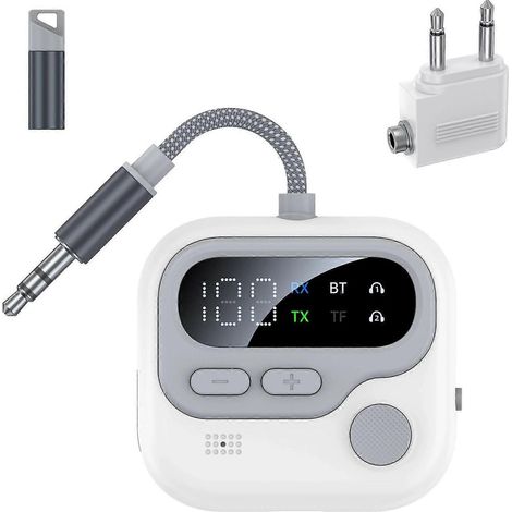 Adaptateur audio sans fil pour voiture JS4 2-en-1 (1/5)