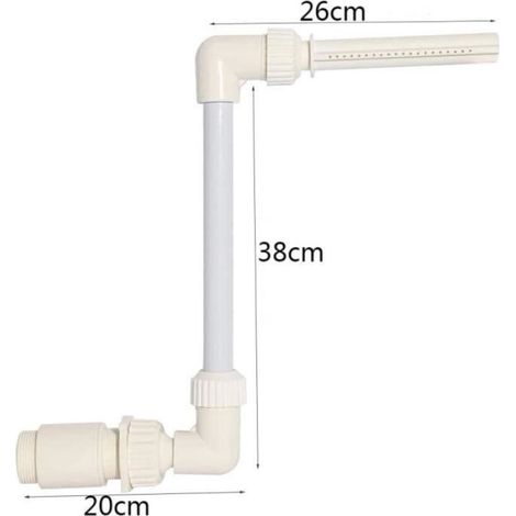 Fontaine Cascade de Piscine - - Réglable en Hauteur jusqu'à 5m - Pour Piscine, Jardin et Bassins (1/4)