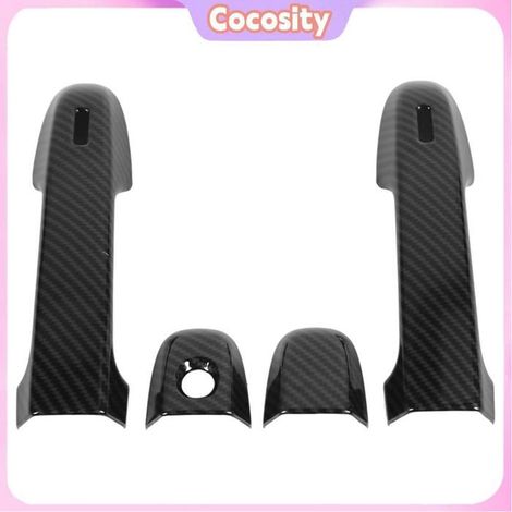 Cocosity Couvercles de poignée de porte extérieure (style Fibre De Carbone)Accessoires De auto coffret Style fibre de carbone (1/5)