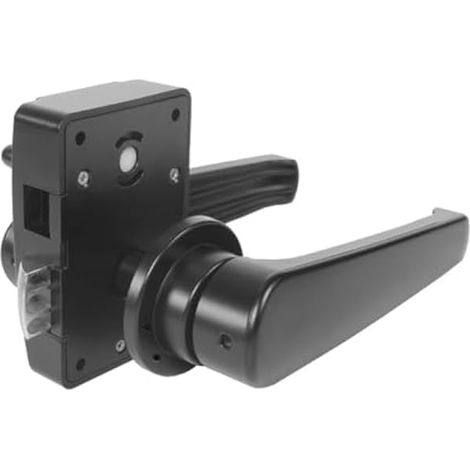Poignée de verrouillage de porte à levier, verrou de porte de salle de bain/toilettes pour camping-car, caravane, bateau, camping-car, yacht (1/5)