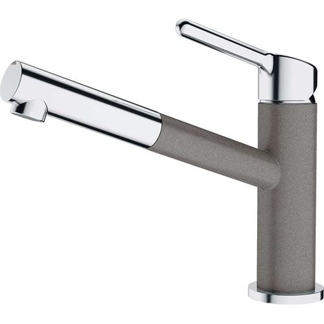 Franke Orbit. Tipo di beccuccio: Estraibile, Colore del prodotto: Cromo, Grigio, Materiale del rubinetto: Ottone. Altezza (max): 21,4 cm - 115.0623.141 (1/2)