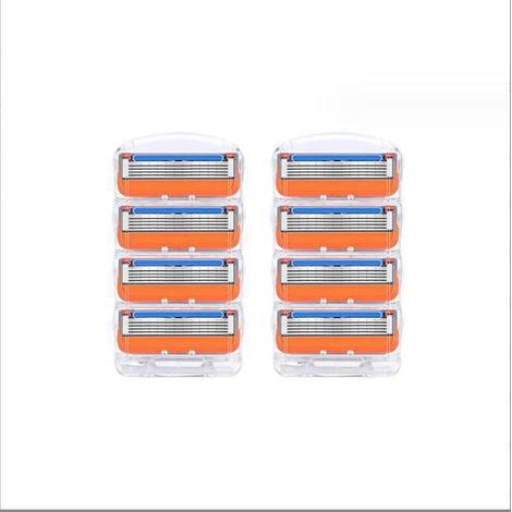 Lames de rasoir 8 pièces pour lame de rasoir de remplacement Gillette Fusion 5 lames