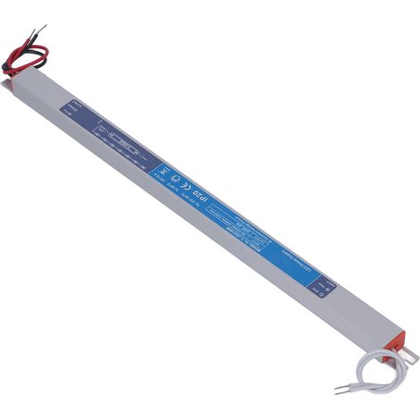 Transformateur LED ultra-mince à tension constante en alliage d'aluminium, alimentation 60 W pour LED, 180-250 V CA, 24 V, 2,5 A (1/5)