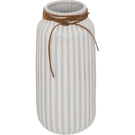Vase en Céramique "Café" 28cm Blanc (1/2)