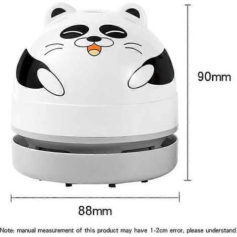 Mini aspirateur de bureau, balai à poussière de table sans fil mignon, aspirateur de dessin animé, batterie rechargeable USB