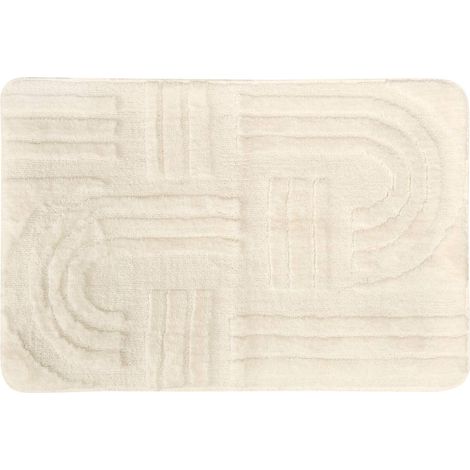 Tappeto da bagno strio 50x75cm bianco - 5five