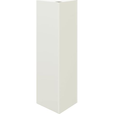 Maison Exclusive - Pflanzkübel Weiß Dreieckig 30x26x75 cm Stahl (1/5)